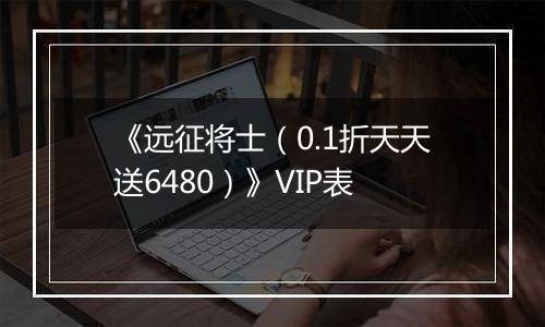 《远征将士（0.1折天天送6480）》VIP表