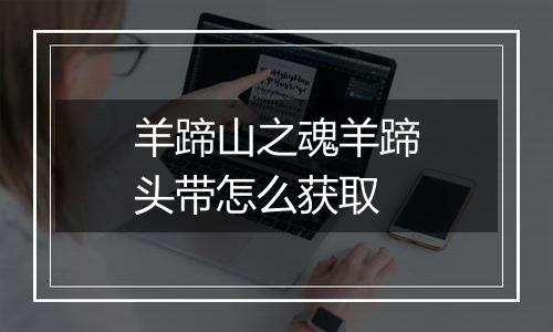 羊蹄山之魂羊蹄头带怎么获取